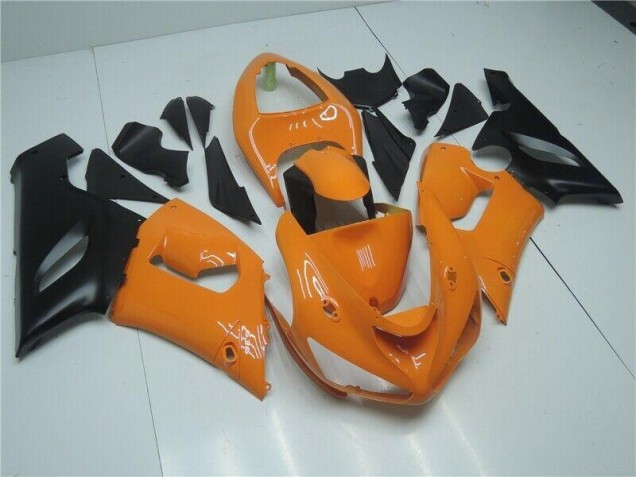 Carénage ZX6R 05-06 - Orange Noir