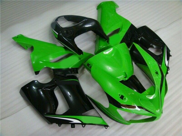 Carénage ZX6R 05-06 - Vert Blanc Noir Carénage ZX6R 05-06 - Vert Blanc Noir