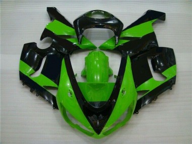 Carénage ZX6R 05-06 - Vert Noir