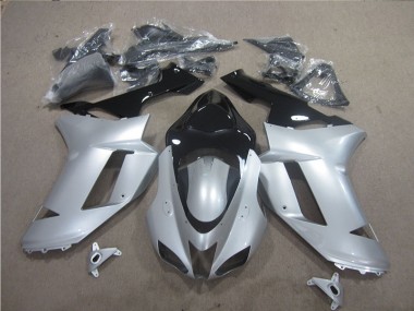 Carénage ZX6R 07-08 - Argent Noir
