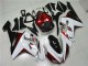 Carénage ZX6R 07-08 - Blanc Noir Rouge