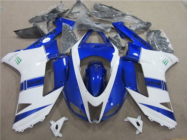 Carénage ZX6R 07-08 - Bleu Blanc Monster