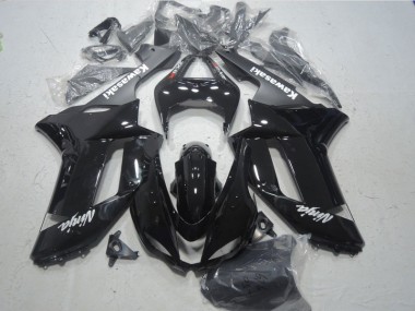 Carénage ZX6R 07-08 - Noir Blanc Ninja