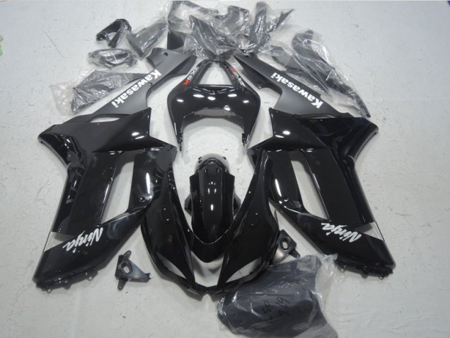 Carénage ZX6R 07-08 - Noir Blanc Ninja