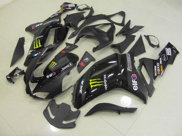 Carénage ZX6R 07-08 - Noir Monster Carénage ZX6R 07-08 - Noir Monster