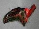 Carénage ZX6R 07-08 - Noir Rouge Flamme Carénage ZX6R 07-08 - Noir Rouge Flamme