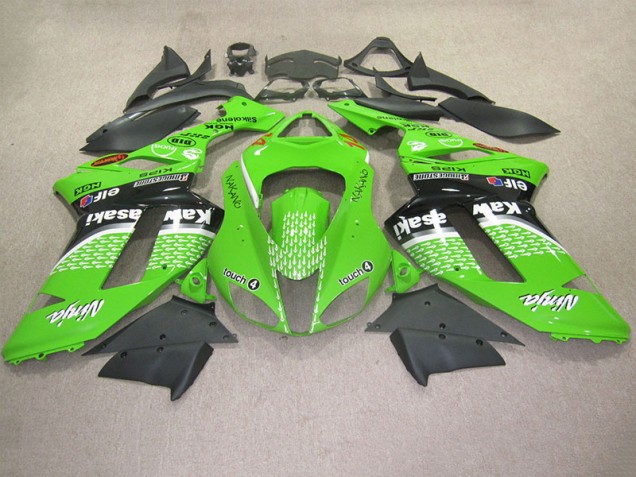 Carénage ZX6R 07-08 - Vert Touch 4 Carénage ZX6R 07-08 - Vert Touch 4