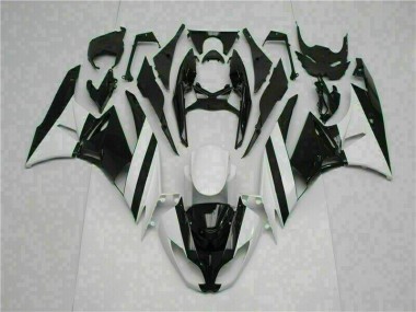 Carénage ZX6R 09-12 - Blanc Noir