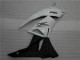 Carénage ZX6R 09-12 - Blanc Noir Ninja