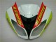 Carénage ZX6R 09-12 - Blanc Rouge H. Énergie