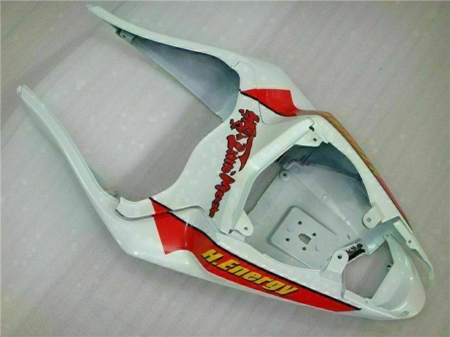 Carénage ZX6R 09-12 - Blanc Rouge H. Énergie