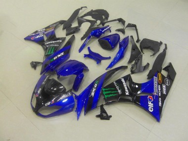 Carénage ZX6R 09-12 - Bleu Monster