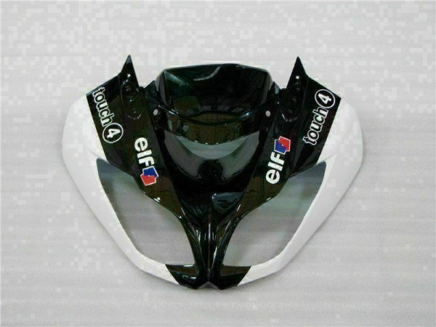 Carénage ZX6R 09-12 - Noir Blanc 3M Touch4