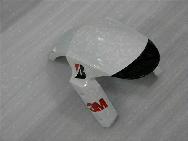 Carénage ZX6R 09-12 - Noir Blanc 3M Touch4