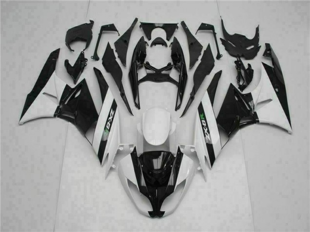 Carénage ZX6R 09-12 - Noir Blanc