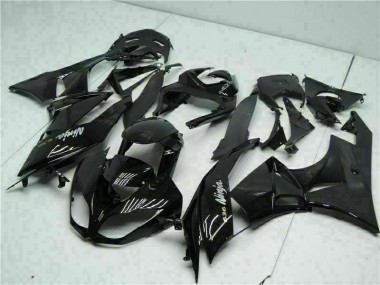 Carénage ZX6R 09-12 - Noir Blanc Ninja 636