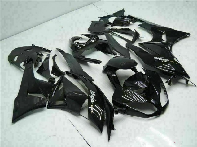 Carénage ZX6R 09-12 - Noir Blanc Ninja 636