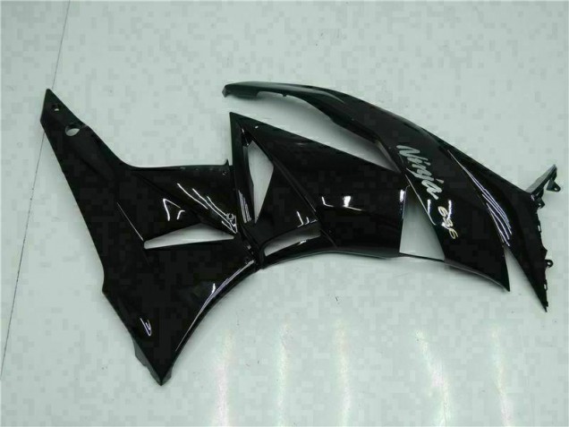 Carénage ZX6R 09-12 - Noir Blanc Ninja 636