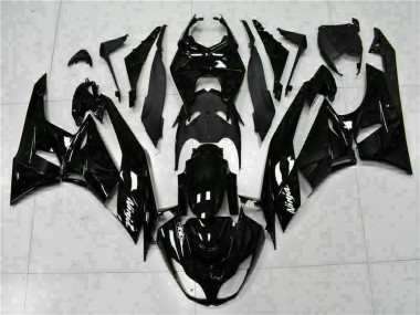 Carénage ZX6R 09-12 - Noir Blanc Ninja