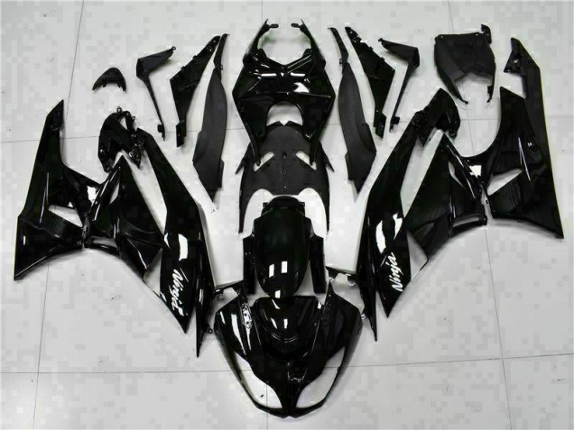 Carénage ZX6R 09-12 - Noir Blanc Ninja Carénage ZX6R 09-12 - Noir Blanc Ninja
