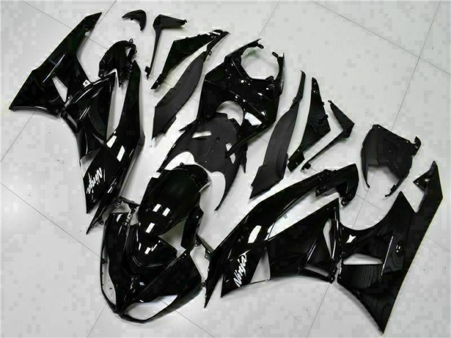 Carénage ZX6R 09-12 - Noir Blanc Ninja Carénage ZX6R 09-12 - Noir Blanc Ninja