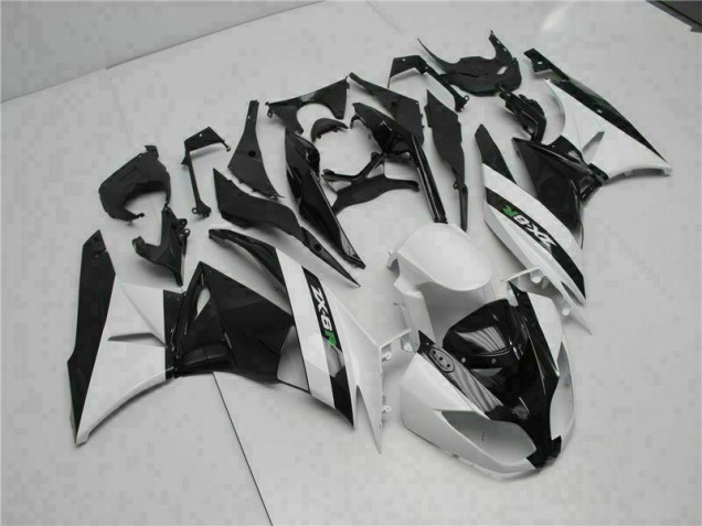 Carénage ZX6R 09-12 - Noir Blanc