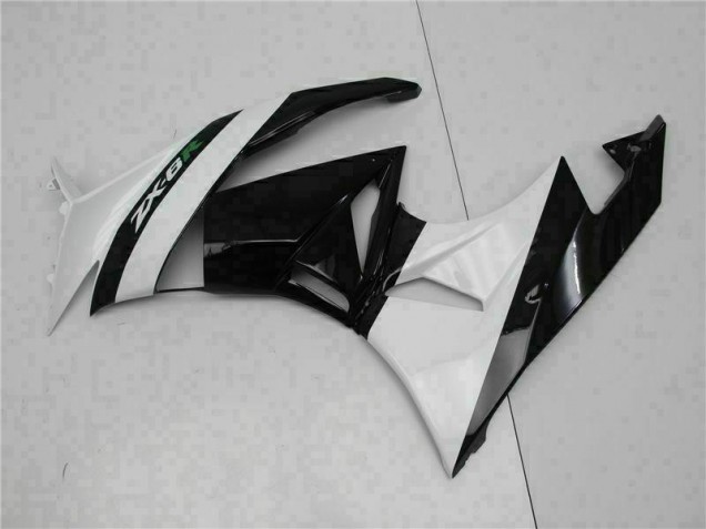 Carénage ZX6R 09-12 - Noir Blanc