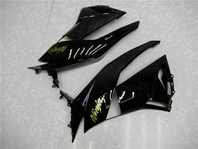 Carénage ZX6R 09-12 - Noir Or Ninja Carénage ZX6R 09-12 - Noir Or Ninja