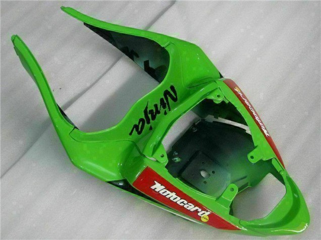 Carénage ZX6R 09-12 - Noir Rouge Vert card