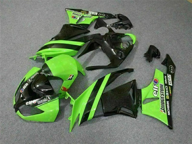Carénage ZX6R 09-12 - Noir Vert 3M Touch4 Carénage ZX6R 09-12 - Noir Vert 3M Touch4