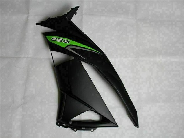 Carénage ZX6R 09-12 - Noir Vert 636 Carénage ZX6R 09-12 - Noir Vert 636