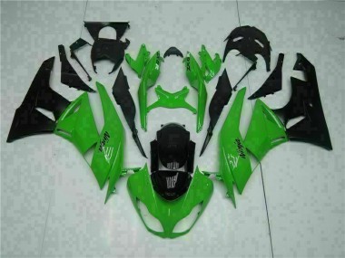 Carénage ZX6R 09-12 - Noir Vert