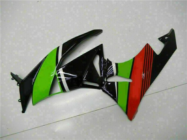 Carénage ZX6R 09-12 - Noir Vert Rouge