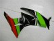 Carénage ZX6R 09-12 - Noir Vert Rouge