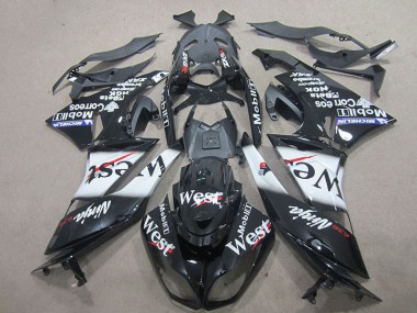 Carénage ZX6R 09-12 - Noir West