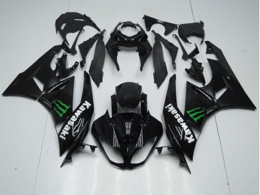Carénage ZX6R 09-12 - Noir avec Monster