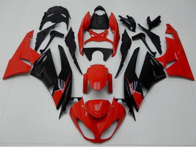 Carénage ZX6R 09-12 - Rouge Noir