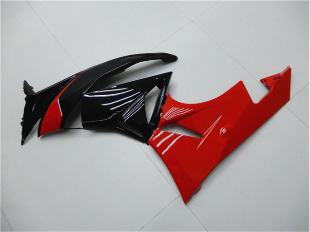 Carénage ZX6R 09-12 - Rouge Noir