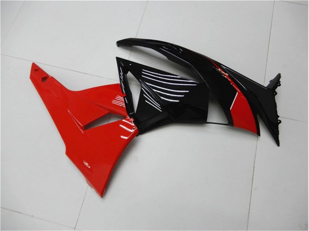 Carénage ZX6R 09-12 - Rouge Noir