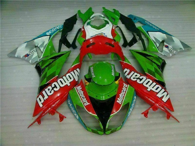 Carénage ZX6R 09-12 - Rouge Vert card