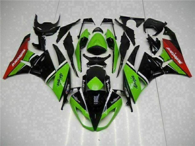 Carénage ZX6R 09-12 - Vert Noir Rouge
