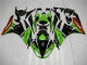 Carénage ZX6R 09-12 - Vert Noir Rouge