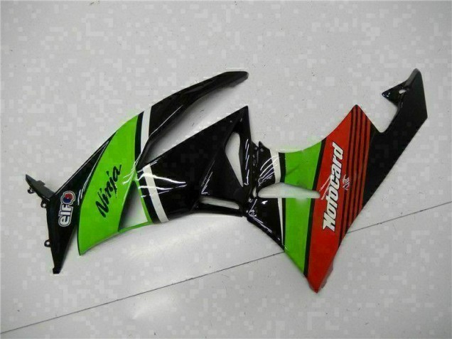Carénage ZX6R 09-12 - Vert Noir Rouge