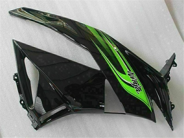 Carénage ZX6R 09-12 - Vert Noir Carénage ZX6R 09-12 - Vert Noir