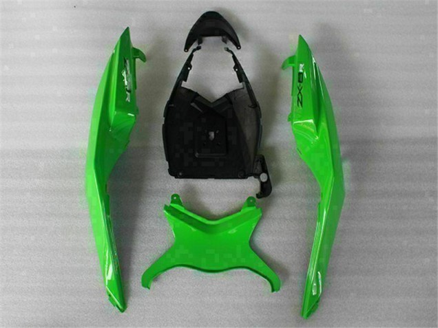 Carénage ZX6R 09-12 - Vert Noir Carénage ZX6R 09-12 - Vert Noir