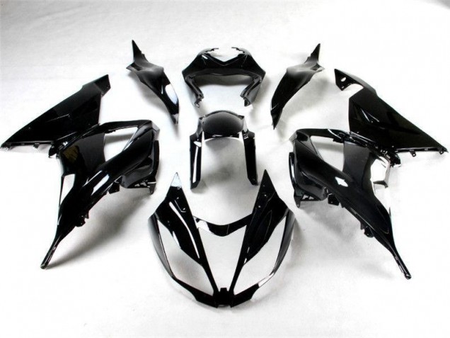 Carénage ZX6R 13-18 - Noir Brillant Carénage ZX6R 13-18 - Noir Brillant