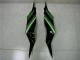 Carénage ZX6R 13-18 - Noir Vert