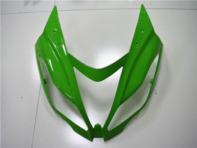 Carénage ZX6R 13-18 - Vert Blanc Noir