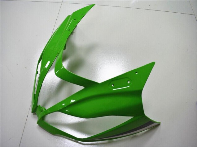 Carénage ZX6R 13-18 - Vert Blanc Noir