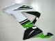 Carénage ZX6R 13-18 - Vert Blanc Noir
